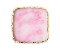 1PC carré résine nail art palette de gel Golden Edge Polish Agate Mix Stir Crystal Resin Stone Plate Manucure Accessory DIY Tool,.