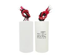 1PC CBB60 10UF + 30UF 450VAC quatre fils double condensateur palan électrique levage pôle moteur grue condensateur de démarrage 450V