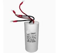 1pc CBB60 three 3 wires four 4 wires double capacitor 450V 20UF-50UF Three-wire