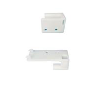 1pc charnière de porte de réfrigérateur en plastique gaine d'axe de porte de réfrigérateur supérieure/inférieure, Compatible for Haier, pièces de réparation BCD-268LSMCD/331WDGQ/343WB(1set)