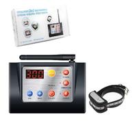 1pc clôture pour Chien sans Fil clôture électronique pour Animaux de Compagnie étanche avec Fonction de Son et de Choc 2 en 1 Collier d'entraînement de clôture(pour 1 Chien)