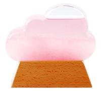 1pc Cloud Storm Glass Wear Forecaster Station d'usure Météo Verre Tempête Prédicteur Météo Prédicteur de Goutte d'eau Décorations de Bureau, Station