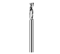 1pc CNC outil bois métal aluminium PVC fraise simple flûte pouce fraise en bout routeur peu gravure peu spirale finmill(10pcs,4-22-4D)
