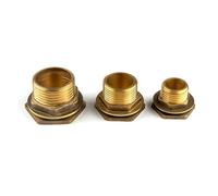 1PC Copper Water Tank Connector 1/2" 3/4" 1" Male Brass Pipe Single Loose Key Swivel Fittings Nut Jointer(3/4'')