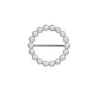 1pc Corner Hem Waist Knotted Brooches Metal Hijab Scarf Ring Button Shirt T-shirt Fixed Buckle Accessories pour femmes filles accessoires décoratifs(Color 5)
