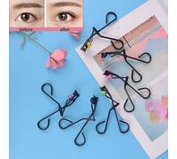 1pc Cosmétique Oeil Beauté Outil Nouveau Coloré Cosmétique Cils Bigoudi Avec Peigne Pince À Épiler Friser Cils Pince 6 Couleurs