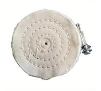 1PC Coton Tissu 4inch 100 Mm Roue De Polissage Pousque De Polissage Alésage Pour Bijoux En Métal Accessoires De Polissage De Broyage En Bois