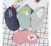 1pc Créatif Masque De Couchage Eye Patch Cache-Yeux Coton Belle Pour Les Yeux Voyage Relax Aide Au Sommeil Oeil Patch Ombrage Masque Pour Les Yeux Unisexe