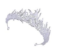 1pc Crystal String perles de la couronne décor de mariage ornement ornement bandeau hignestone Headhipiece Wedding Bandband Band Bridal Hair Vine Delated Headress Bridal