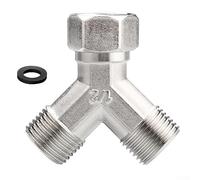 1Pc Cuivre Lave-Vaisselle Machine À Laver Robinet Y Double Répartiteur 1/2" Chaud