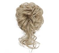 1PC Curly Bun Piece Synthetic Fiber Blonde Messy Bun Clip Clip Natural Look Updo Wig Claw pour femmes Fake Srunchies Ponytail Extensions.