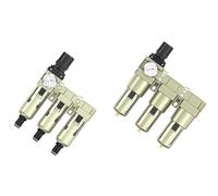 1pc CWFF 1/4 3/8 1/2 3/4 séparateur huile-eau de haute précision purification multiple filtre de précision d'air comprimé compresseur d'air(CWFF4-06,Manual drainage)