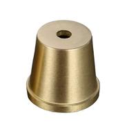 1pc de Couvre-pieds de Meuble en Cuivre Massif, Embout en Laiton Brossé, | De Couvre-pieds de Meuble en Cuivre Massif, Embout en Laiton(11)