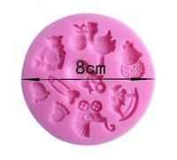 1pc De Dibujos Animados Lindo Molde De La Torta De Bebé Ducha Partido 3d De Silicona Cookie Fondant Chocolate Molde Diy Herramientas De Decoración De Pastel