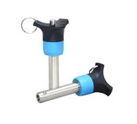 1pc de pène à verrouillage à bille à ressort à libération rapide en acier inoxydable de diamètre 6mm utilisée pour les enceintes line array, 6x65mm