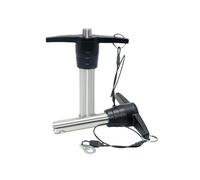 1pc de pène de sécurité à verrouillage à bille à ressort en acier inoxydable de diamètre 20mm/25mm, pène à libération rapide à poignée en T, goupille de positionnement, 20x30mm