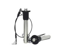1pc de pène de verrouillage à bille à ressort de diamètre 9mm/9.5mm, pène de sécurité à libération rapide en acier inoxydable avec lanière anti-perte utilisé pour les enceintes line array, 9.5x25mm