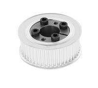 1PC Dents Largeur 21mm Alésage 5 6 6.35 8 9 10 11 12 14 15 16 17 18 19mm AF Type 5M 45T Avec Douille De Tension D'expansion Poulie De Courroie De Distribution(19mm)
