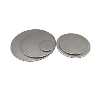 1pc Dia 50/100/150/200/250/300/350/400/450/mm d'épaisseur 2mm 316 plaque ronde en acier inoxydable disque de feuille circulaire(2x50mm)