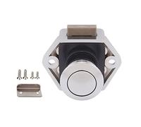 1Pc diamètre 20mm camping-car voiture serrure RV caravane bateau tiroir loquet bouton serrures for meubles matériel accessoires 4 couleurs,Ajustement Précis(blanc)