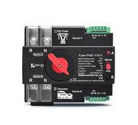 1pc Din Rail ATS 220V 230V Dual Power Automatic Transfer Electrical Selector Switch 2P 63A PAJPXPCD