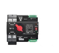 1pc Din Rail smart ATS timer 230V Dual Power Automatic Transfer Electrical Selector Switch Uninterrupted ATS L N 63A
