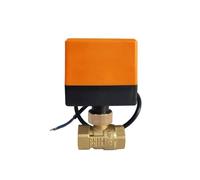 1pc Electric Ball Valve Two-Way Female Thread Brass Motorized For Cut Off Or Connect The Medium In Pipeline(2",24VDC)