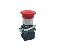 1pc Emergency Stop Mushroom Push Button Switch Fits Xb4-bs542 Spring 1n/c NWPNLXEA