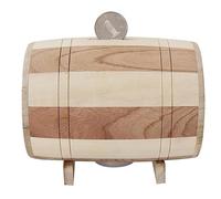 1PC en Bois Tirelire Tirelire Coffre-Fort Argent économies vin Baril Bois Sculpture à la Main Tirelire pièces boîte de Rangement