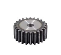 1PC Engrenage droit 1M 65/70/75T Trou brut 10mm Roue dentée 45# Matériau acier Engrenage moteur Hauteur totale 10mm(1.5M 39 teeth)