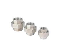 1pc Equal 3/4" BSP Female Thread 304 Stainless Steel Hex Socket Union Set Pipe Fitting Connector YZWRWRMKTB