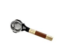 1Pc Espresso Bottomless Portafilter/Food-grade 304 Stainless Steel/Removable And Washable/High-Density Filter/58mm 2-lug Naked Filter Holder(58mm-2E-JGH)