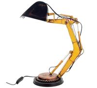 1pc Excavator Table Lamp Boys Lamps 8x5x5 pouces de construction de construction de la construction de la vie, table lumineuse à cordon d'alimentation USB pour enfants, chambre à coucher pour la