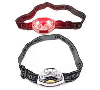 1pc Extérieur 3 Modes Lumineux 6 Led Lampe Frontale Lumière Torche Phare Phare Camping Randonnée Extérieur Outils Noir