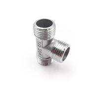 1pc EXTERNAL 3-WAY 1-1/2" BSP elbow Butt Adapter 304 Stainless Steel Pipe Fittings Suitable Home Piping PAJPXPCD