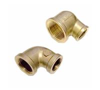 1pc Female-Female Reduce 1"- 3/4" BSPP Brass 90 Degree Elbow Round Pipe Fitting Reducer YZWRWRMKTB