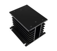 1PC FHSH01-110B black 110 * 100 * 80 mm 60A three phase solid state relay SSR aluminum heat sink radiator FHS-T60 VOGGWBMQ