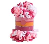 1pc Fil de Polyester Doigts Boucles Tissé à la Main Épais for Le Tricot et le Crochet DIY Couverture Fournitures d'Artisanat de Tricot DIY(Color-11)