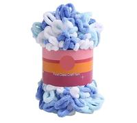 1pc Fil de Polyester Doigts Boucles Tissé à la Main Épais for Le Tricot et le Crochet DIY Couverture Fournitures d'Artisanat de Tricot DIY(Color-20)