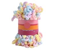 1pc Fil de Polyester Doigts Boucles Tissé à la Main Épais for Le Tricot et le Crochet DIY Couverture Fournitures d'Artisanat de Tricot DIY(Color-9)