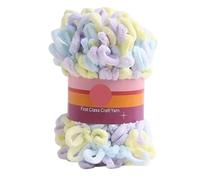1pc Fil de Polyester Doigts Boucles Tissé à la Main Épais for Le Tricot et le Crochet DIY Couverture Fournitures d'Artisanat de Tricot DIY(Color-8)