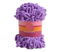 1pc Fil de Polyester Doigts Boucles Tissé à la Main Épais for Le Tricot et le Crochet DIY Couverture Fournitures d'Artisanat de Tricot DIY(Color-16)