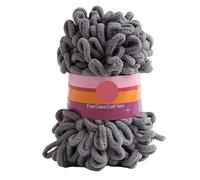 1pc Fil de Polyester Doigts Boucles Tissé à la Main Épais for Le Tricot et le Crochet DIY Couverture Fournitures d'Artisanat de Tricot DIY(Color-18)