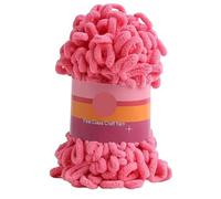 1pc Fil de Polyester Doigts Boucles Tissé à la Main Épais for Le Tricot et le Crochet DIY Couverture Fournitures d'Artisanat de Tricot DIY(Color-15)