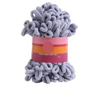 1pc Fil de Polyester Doigts Boucles Tissé à la Main Épais for Le Tricot et le Crochet DIY Couverture Fournitures d'Artisanat de Tricot DIY(Color-14)
