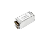 1pc Filtre d'alimentation tripolaire monophasé CW4L3-6/10/20/30A-R bornier anti-interférence EMI AC 220V(1PCS-CW4L3-6A-R,Terminal type)