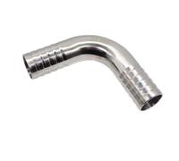 1pc Fit Tube I.D 108mm Hose Barbed 304 Stainless Steel 90 Degree Elbow Pipe Fitting 5.0