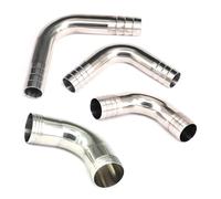 1PC Fit Tube I.D 45mm Hose Barbed 304 Stainless Steel 90 Degree Elbow Pipe Fitting
