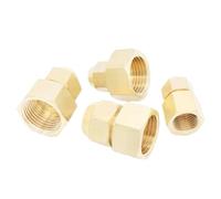 1PC Fit Tube O.D 10mm -1/2" BSP Female Brass Tube Pneumatic Flare Fitting with Nut