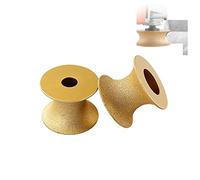 1Pc Fraise DiamantéE Pour Bord ExtéRieur,75mm Meule DiamantéE BraséE Sous Vide Bord Demi-Rond Profilé De Bordure Pour Profilé En Pierre Main Meule DiamantéE Grit,Disque De Meulage Diamanté (50mm)